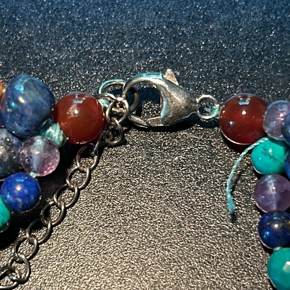 Natural Turquoise Multi Colored Necklace - Picture 5 of 5